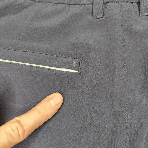 Primo Pants Mens (29x28) Navy Blue & Gray Jogger Ankle Zip Golf Lot of 2 - Picture 7 of 8